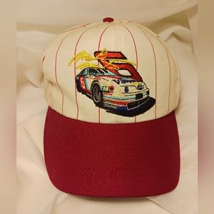 Mark Martin #6 Valvoline Vintage Nascar Cap Hat Snapback White Red Stripes